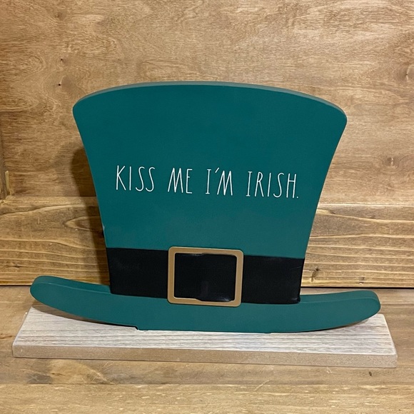 Rae Dunn Other - New Rae Dunn St. Patrick’s Day decor KISS ME IM IRISH sign